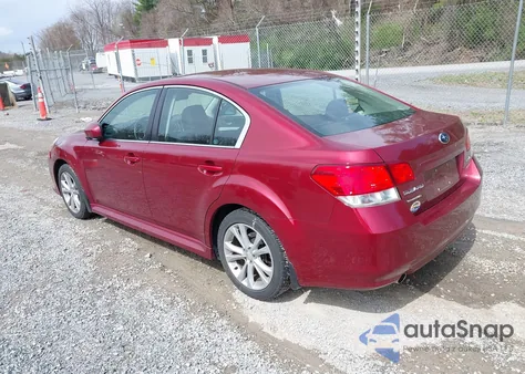 2013 Subaru Legacy 2.5I Premium из США, поврежденный, VIN 4S3BMBC62D3044482